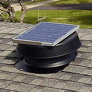 black attic fan